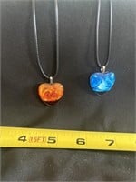 (2) 9” decorative necklaces