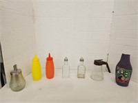 Restaurant Style Condiments Jars & Bottles