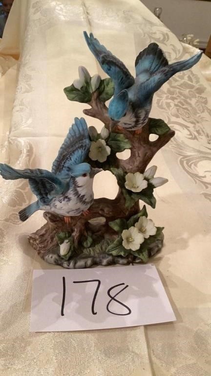 Blue Jay Porcelain Figurine From the Wellington