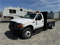 2001 Ford F450 Flatbed XL Super Duty