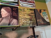 3 art books. Wyeth, Monet and more