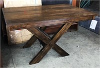 5ft x 4ft Brown Farmhouse Gathering Table