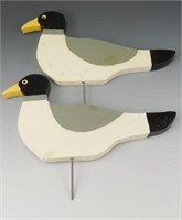 Lot # 3729 - Pair of wooden carved Seagull