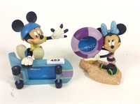 Lot Of 2 Disney Store Mickey and Minnie Frames