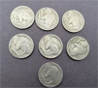 1930 Buffalo Nickels (lot of 7)