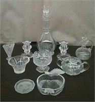 Box-Glassware, Cut Etched Crystal Glass