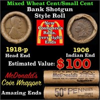 Small Cent Mixed Roll Orig Brandt McDonalds Wrappe