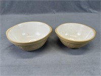 Pair of Gripstand T.G. Green Mixing Bowls