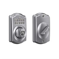 Schlage BE365 CAM 626 Camelot Keypad Deadbolt,