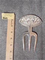 Silverplated David Anderson 60G Meat Fork