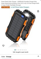 Power-Bank-Solar-Charger - 42800mAh
