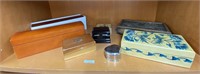 Lot of wooden jewelry boxes