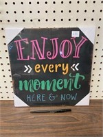 WOOD SIGN -  ENJOY EVERY MOMENT