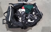 Father & Son Ice Hockey Equipment W/ Bag Sz 12 &
