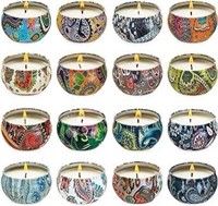 Set of 16 Scented Candles - NEW