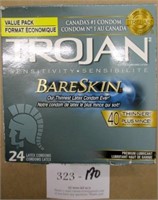 Trojan Bareskin Sensitivity Condoms ~ 24 Pack