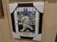 Autographed Mickey Mantle Photo