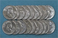 Roll of Franklin Half Dollars AU/BU ?