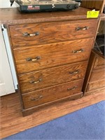 4 DRAWER DRESSER 35INX19INX45IN TALL