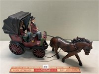 NICE FIGURES OF HORSE AND CARRIAGE RIDE