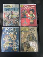 4 Comics-Marco Polo, Nancy, Rootie, & The Spy