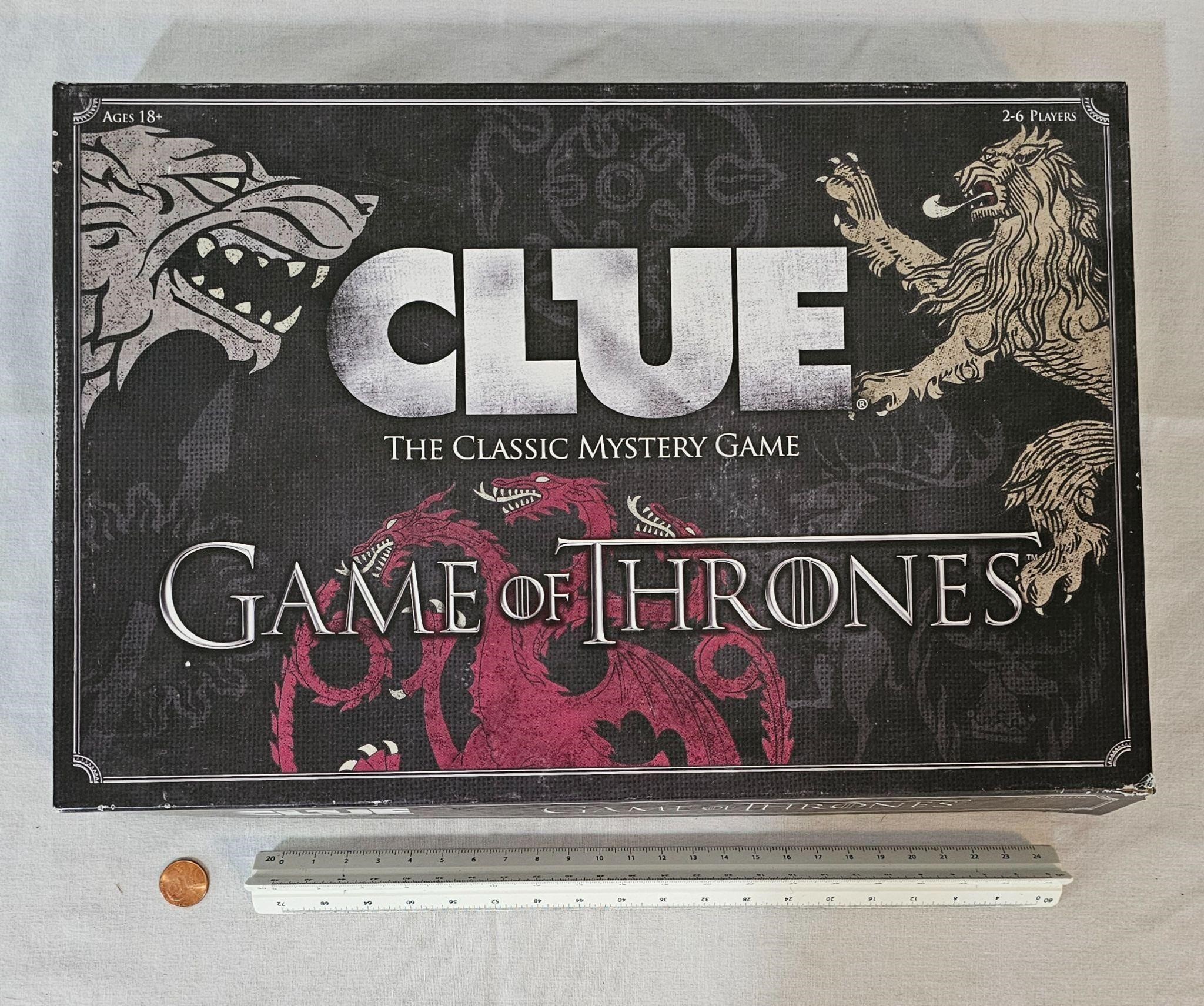 Game of Thrones Clue board game - COMPLETE