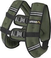 APEXUP Weighted Vest 30lbs Training  Green