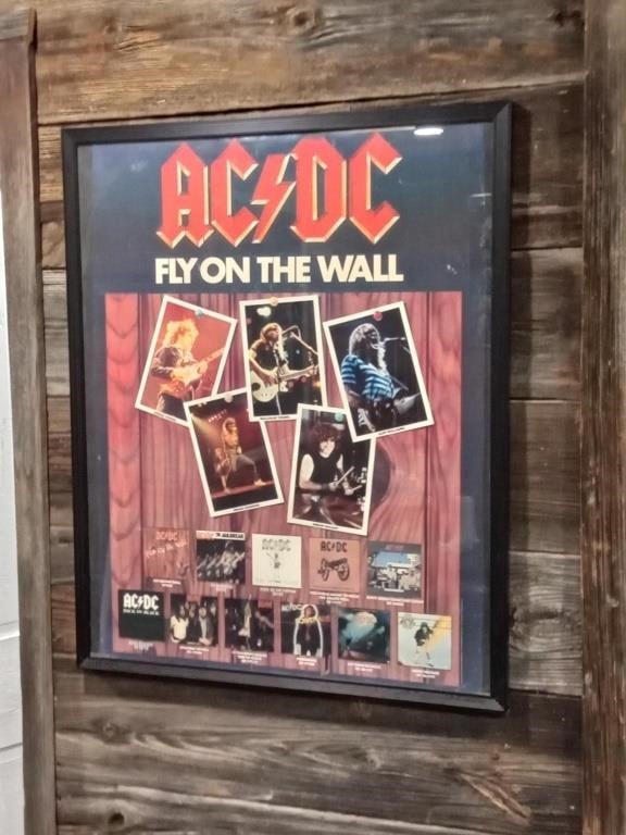 1985 AC/DC Fly On The Wall poster