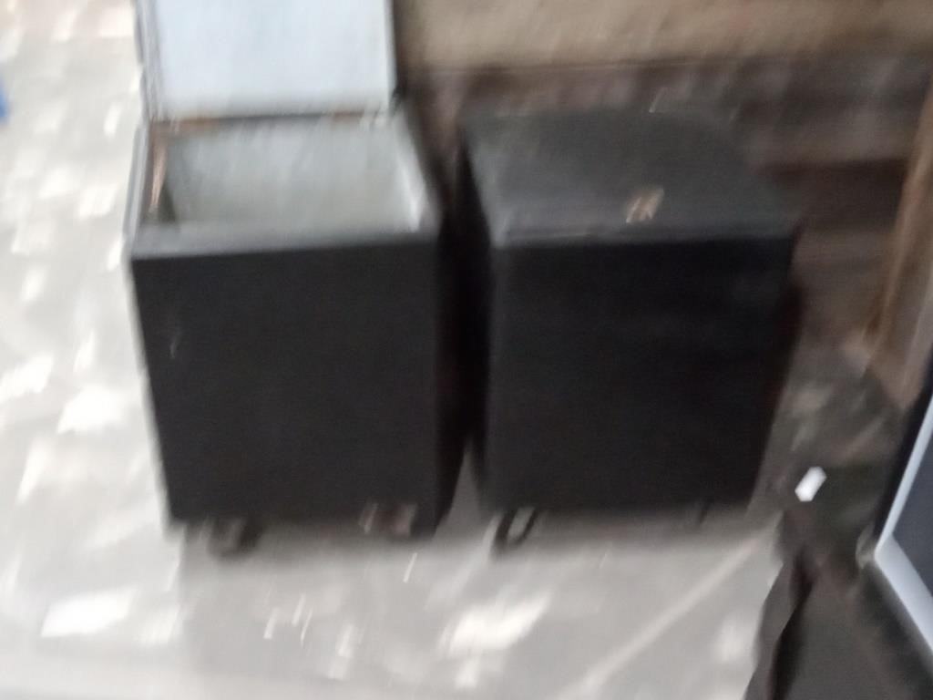 2 galvanized rolling storage boxes