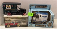 1905 Die Cast Ford Delivery Car Bank 1:25 scale &