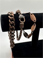 3PC COPPER BRACELETS