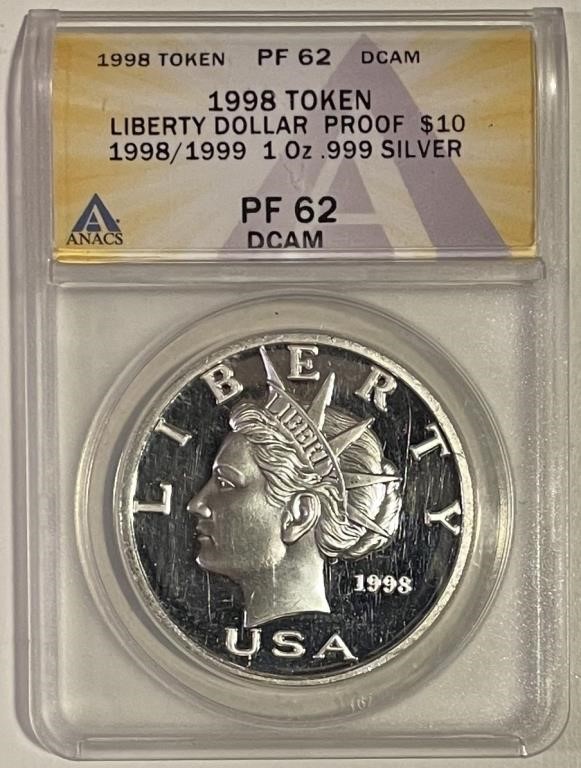 Extemely RARE 1998/1999 Liberty NORFED $10