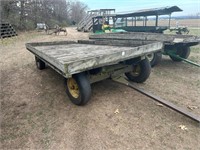 7x14' Flatbed Wagon on JD 953 Gear- Offsite