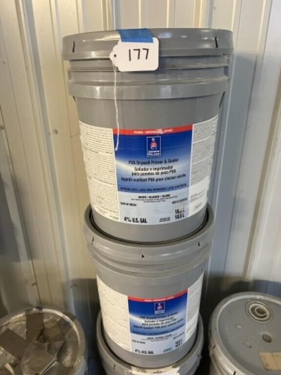 4-5 Gallon Buckets of PVA Drywall Primer & Sealer