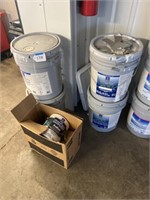 4-5 Gallon Buckets and 3-1 Gallons of Assorted