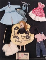 Vintage Vogue Record Shop Doll Framed Showcase