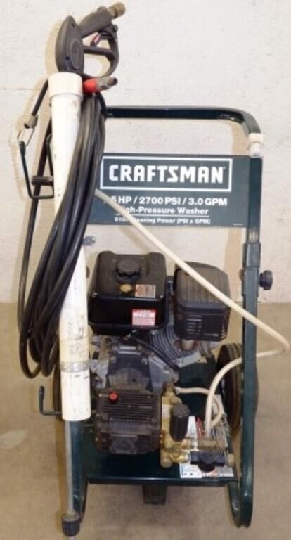 Craftsman 2700 P.S.I. 7.5 hp. High Pressure Washer