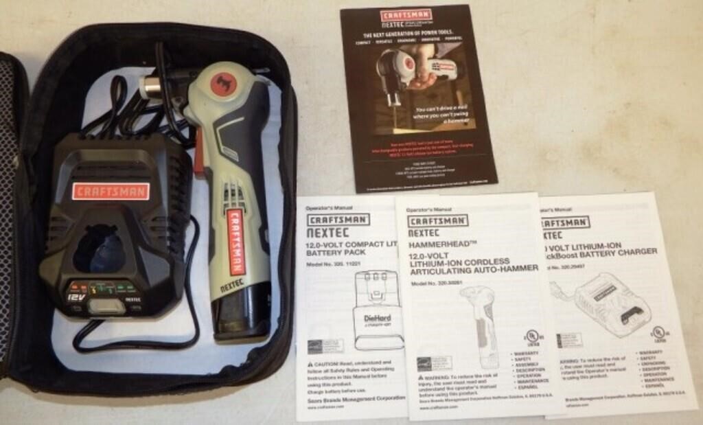 Craftsman Nextec 12V Articulating Hammer Drill