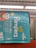 Diapers Size 5, 128 count - Pampers Baby Dry