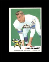 1969 Topps #195 Mick Tingelhoff VG to VG-EX+