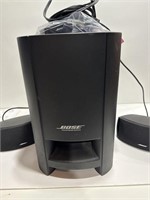 Bose speaker system with remote and wire