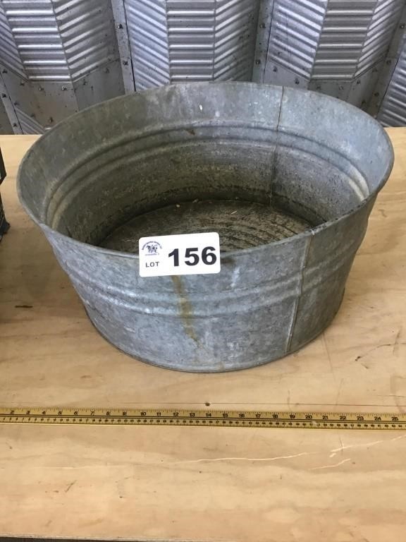 GALVANIZED WASH TUB