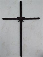 Wrought Iron TEXAS Crucifix Cross