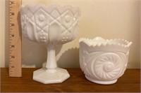 Kemple Milk Glass