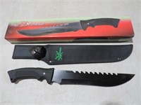 16" FIXED BLADE KNIFE W/ SHEATH, TAC EXTREME NIB