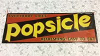 Tin Adv. Sign-Everybody Likes Popsicle-