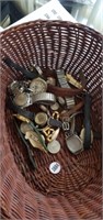 Basket of miscellaneous watches