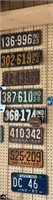 Vintage license plates