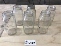 1/2 GALLON BALL CANNING JARS. WIDE MOUTH