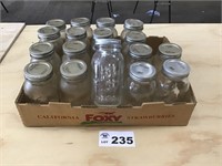 KERR SMALL MOUTH CANNING JARS